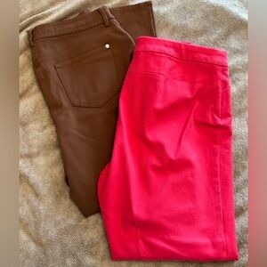 Two  Pair of Chico’s So Slimming Pants size 10 (1.5)